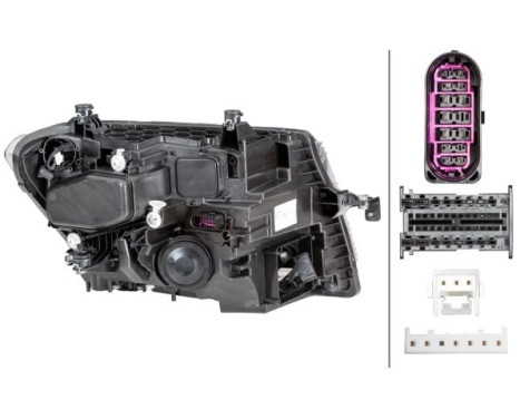 Headlight 1LX 012 830-111 Hella, Image 2