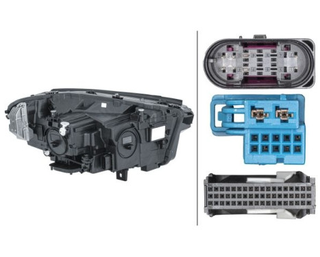 Headlight 1LX 013 074-731 Hella, Image 2