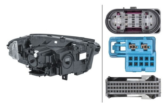 Headlight 1LX 013 074-731 Hella, Image 2