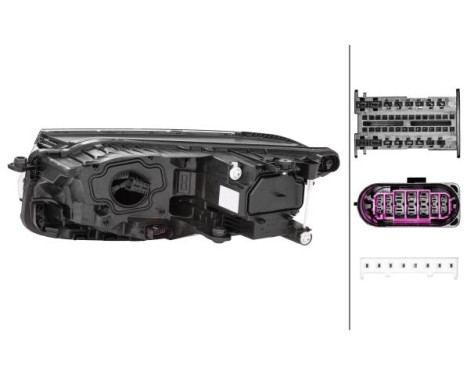 Headlight 1LX 013 143-241 Hella, Image 2