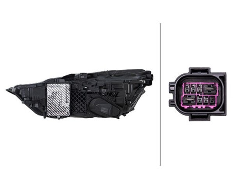 Headlight 1LX 013 375-041 Hella, Image 2