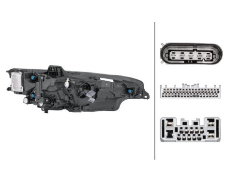 Headlight 1LX 013 501-931 Hella, Image 2