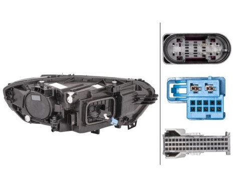 Headlight 1LX 015 086-531 Hella, Image 2