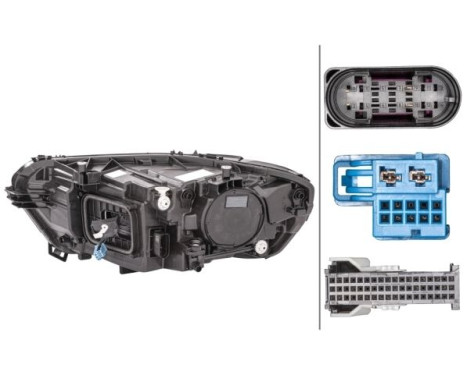 Headlight 1LX 015 086-541 Hella, Image 2