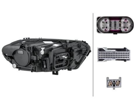 Headlight 1LX 015 091-831 Hella, Image 2