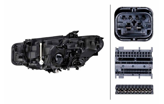 Headlight 1LX 016 808-641 Hella, Image 2