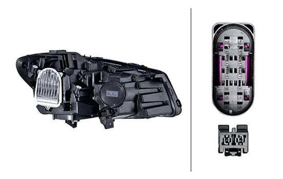 Headlight 1LX 354 880-031 Hella, Image 2