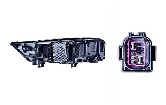 Headlight 1LX 354 881-101 Hella, Image 2