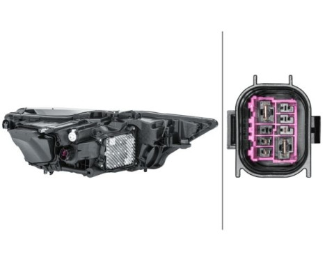 Headlight 1ZX 013 377-111 Hella, Image 2