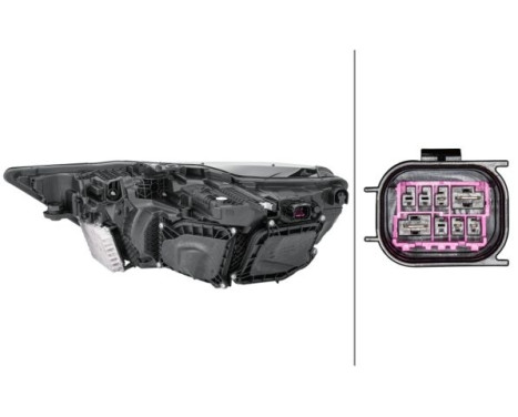 Headlight 1ZX 013 378-121 Hella, Image 2
