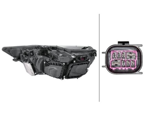 Headlight 1ZX 013 378-141 Hella, Image 2