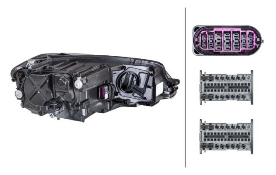 Headlight 1ZX 013 924-271 Hella