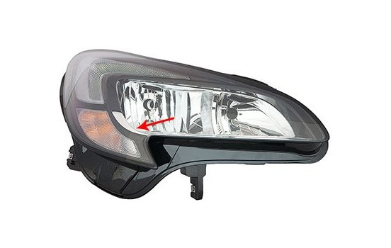 Headlight 3804964 Van Wezel