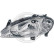 Headlight 4463981 Diederichs, Thumbnail 2