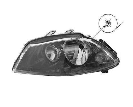 Headlight 4917987 Van Wezel
