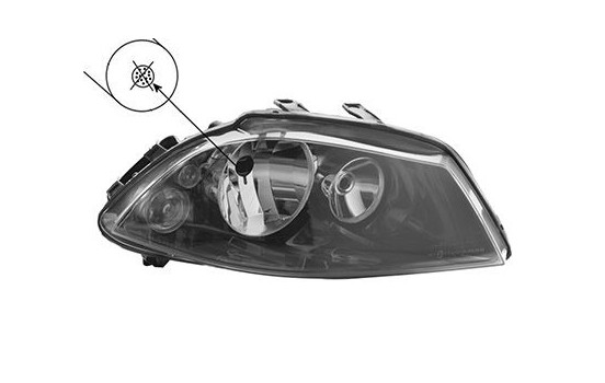 Headlight 4917988 Van Wezel