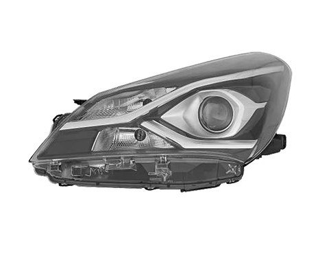 Headlight 5344963 Van Wezel