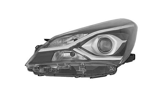 Headlight 5344963 Van Wezel