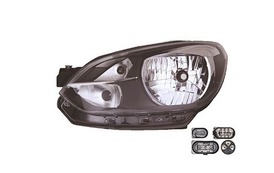 Headlight 5701961 Van Wezel