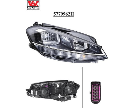 Headlight 5775962H Van Wezel, Image 2
