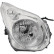 Headlight 6405080 Diederichs
