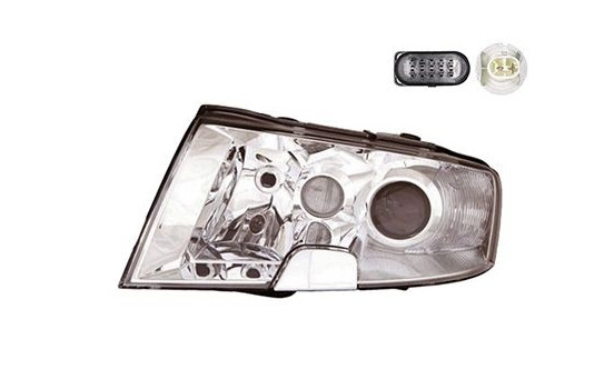 Headlight 7634961 Van Wezel