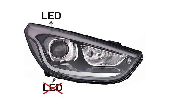 Headlight 8262962 Van Wezel