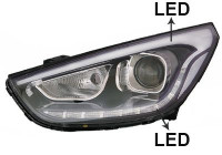Headlight 8262963 Van Wezel