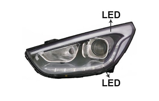 Headlight 8262963 Van Wezel