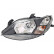 Headlight left 046720 Valeo