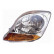 Headlight left 0807961 Van Wezel