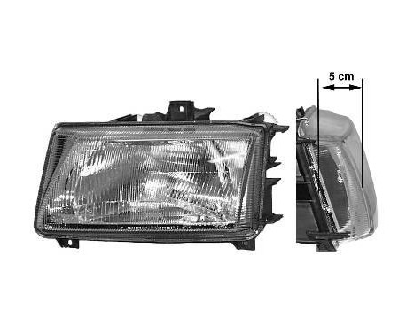 Headlight left 086653 Valeo