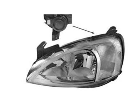 Headlight left 087933 Valeo