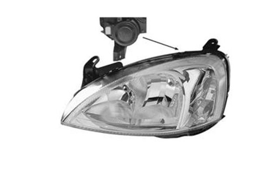 Headlight left 088342 Valeo