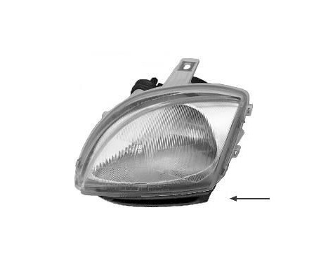 Headlight left 1601985 Van Wezel, Image 2