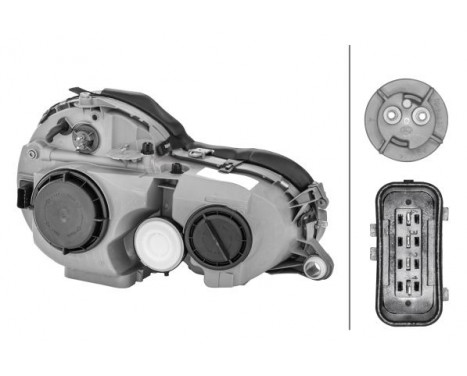 Headlight left 1D9 007 970-031 Hella, Image 3
