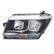 Headlight left 1EB 012 830-011 Hella