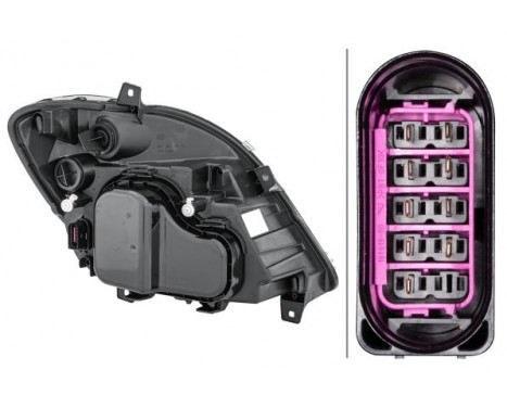 Headlight left 1EB 247 012-011 Hella, Image 3