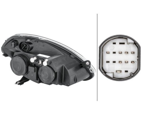 Headlight left 1EB 270 521-431 Hella, Image 3