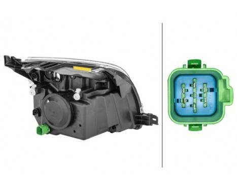 Headlight left 1ED 246 044-211 Hella, Image 3