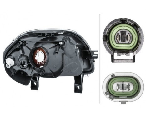 Headlight left 1EE 007 350-091 Hella, Image 3