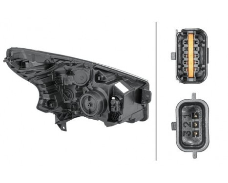 Headlight left 1EE 011 565-151 Hella, Image 2