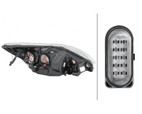Headlight left 1EE 354 257-011 Hella, Image 3