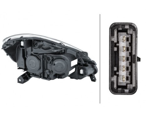 Headlight left 1EE 354 536-011 Hella, Image 3