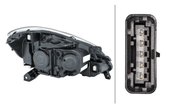 Headlight left 1EE 354 536-011 Hella, Image 3