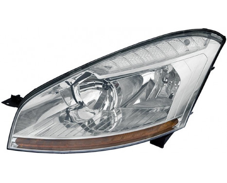 Headlight left 1EF 009 237-011 Hella
