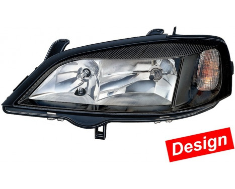 Headlight left 1EG 007 640-391 Hella