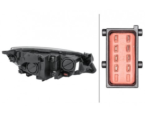 Headlight left 1EG 010 011-371 Hella, Image 2