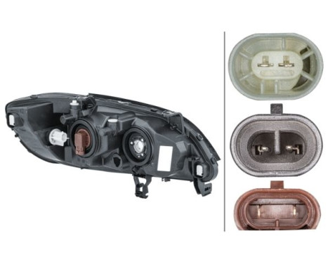 Headlight left 1EG 354 539-011 Hella, Image 3