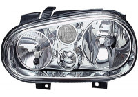 Headlight left 1EL 007 700-051 Hella